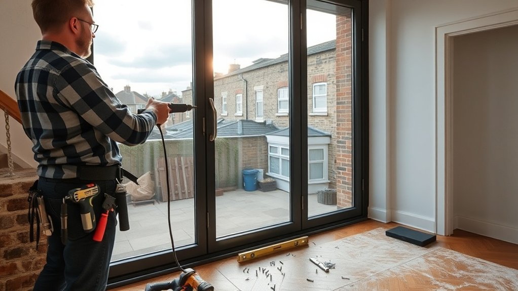 Aluminium Door Installation Seven Sisters