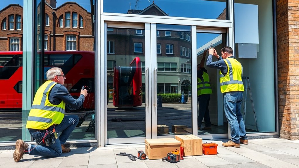 Automatic Door Installation Seven Sisters
