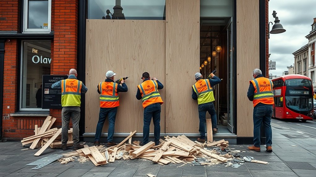 Boarding Up Security Seven Sisters