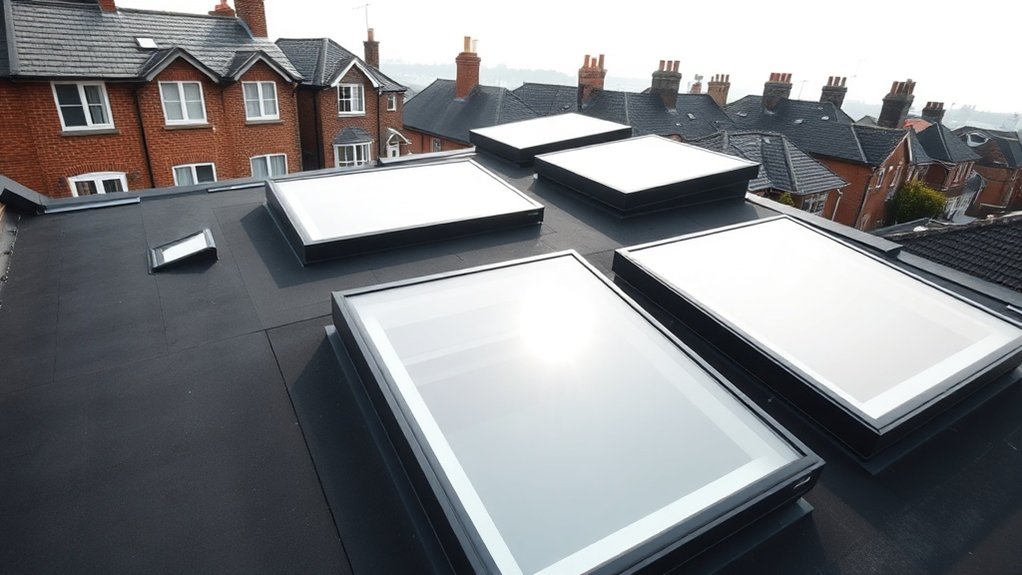 Flat Roof Skylights Seven Sisters