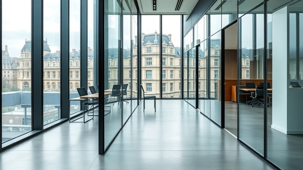 Glass Partitions Seven Sisters