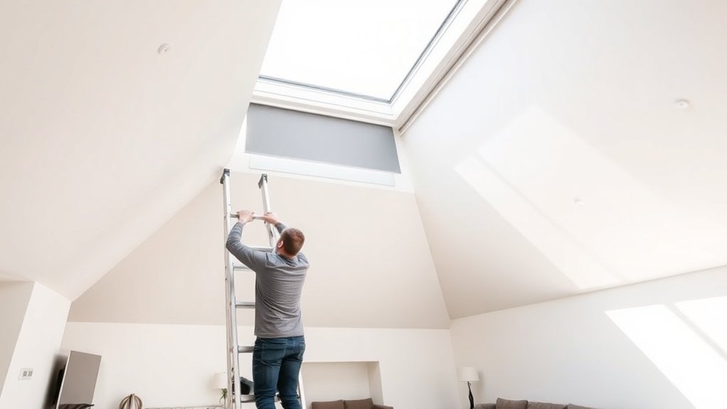 Skylight Blinds Installation Seven Sisters