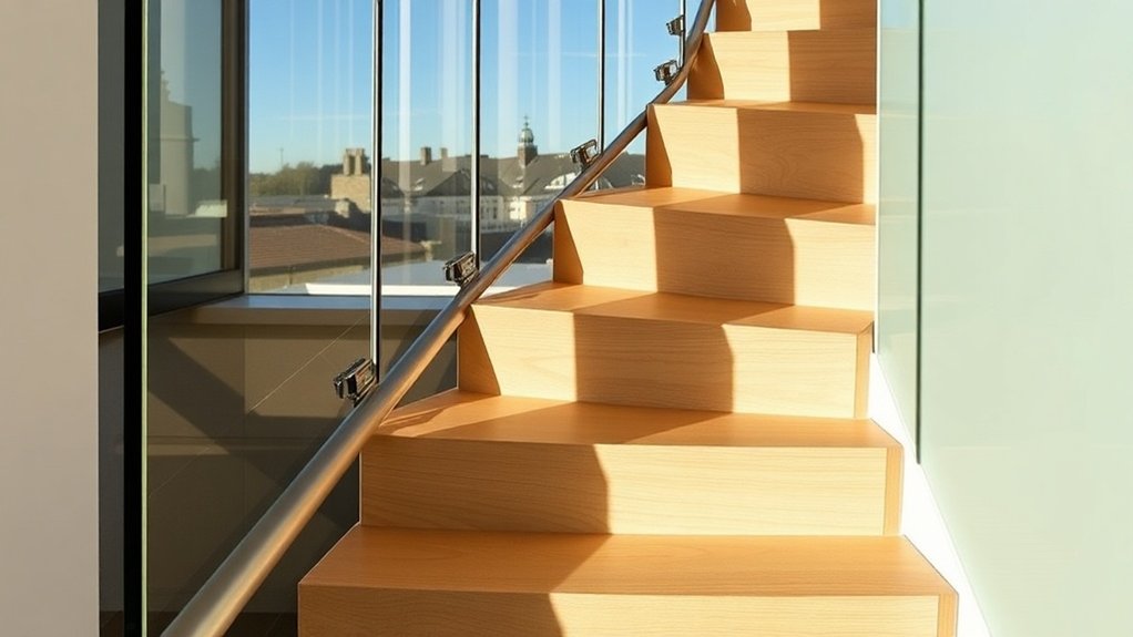 Staircase Glass Panels Seven Sisters