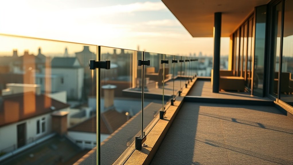 Terrace Glass Balustrades Seven Sisters