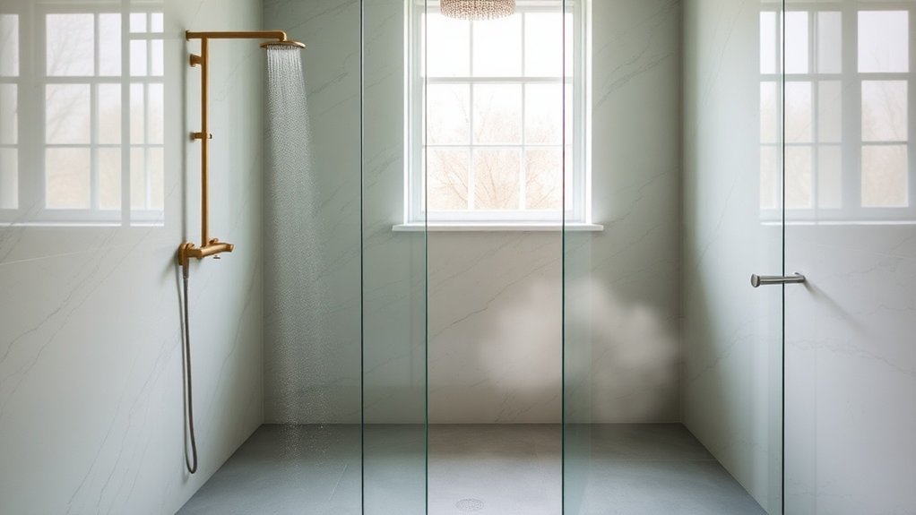 Wet Room Glass Panels Seven Sisters