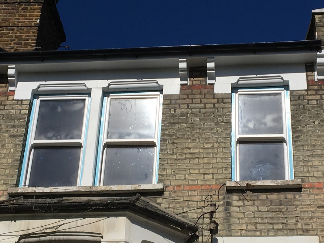 New uPVC sash windows fitted on Victorian terrace in Seven Sisters